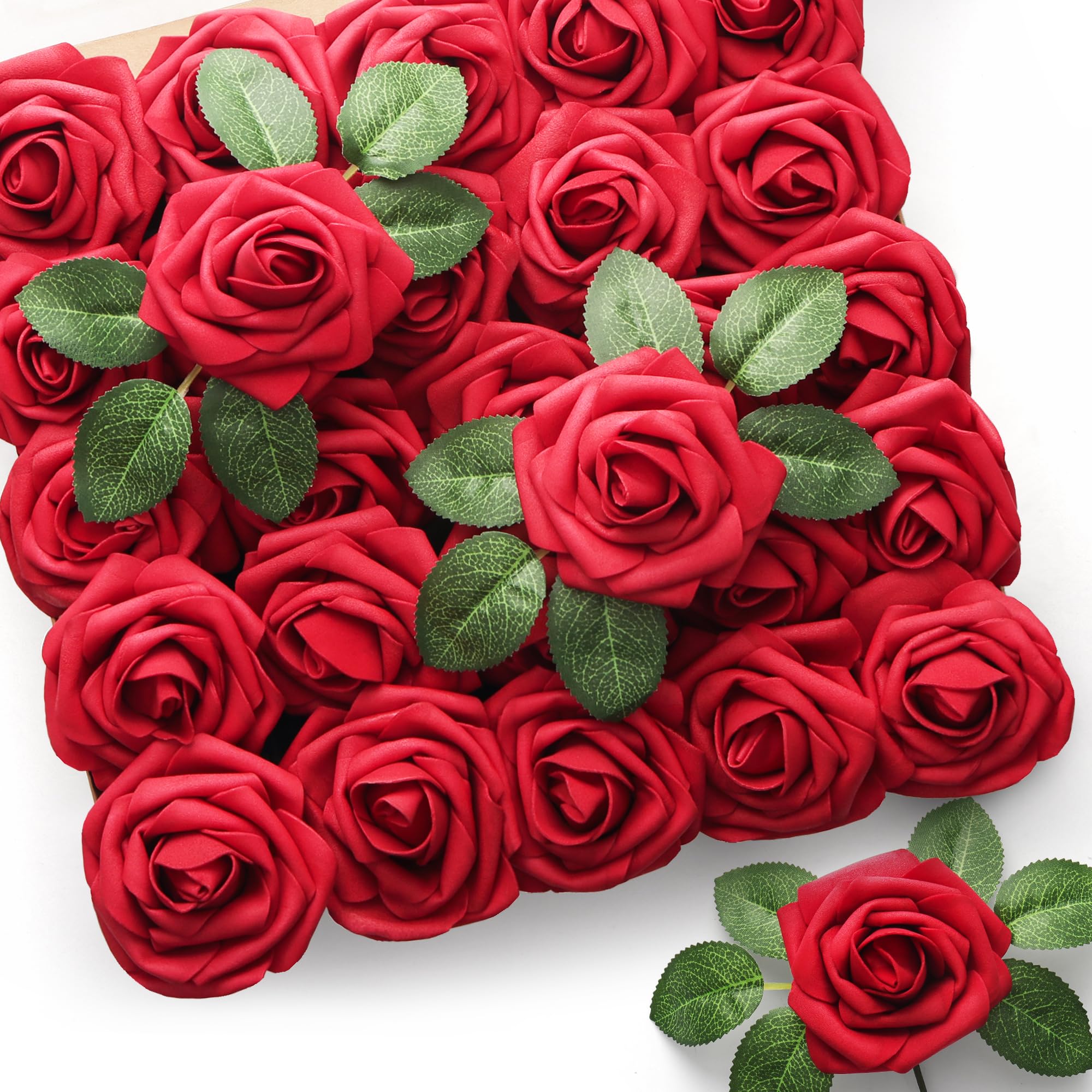 ローズツリー　造花　赤　薔薇 ローズツリー造花赤薔薇